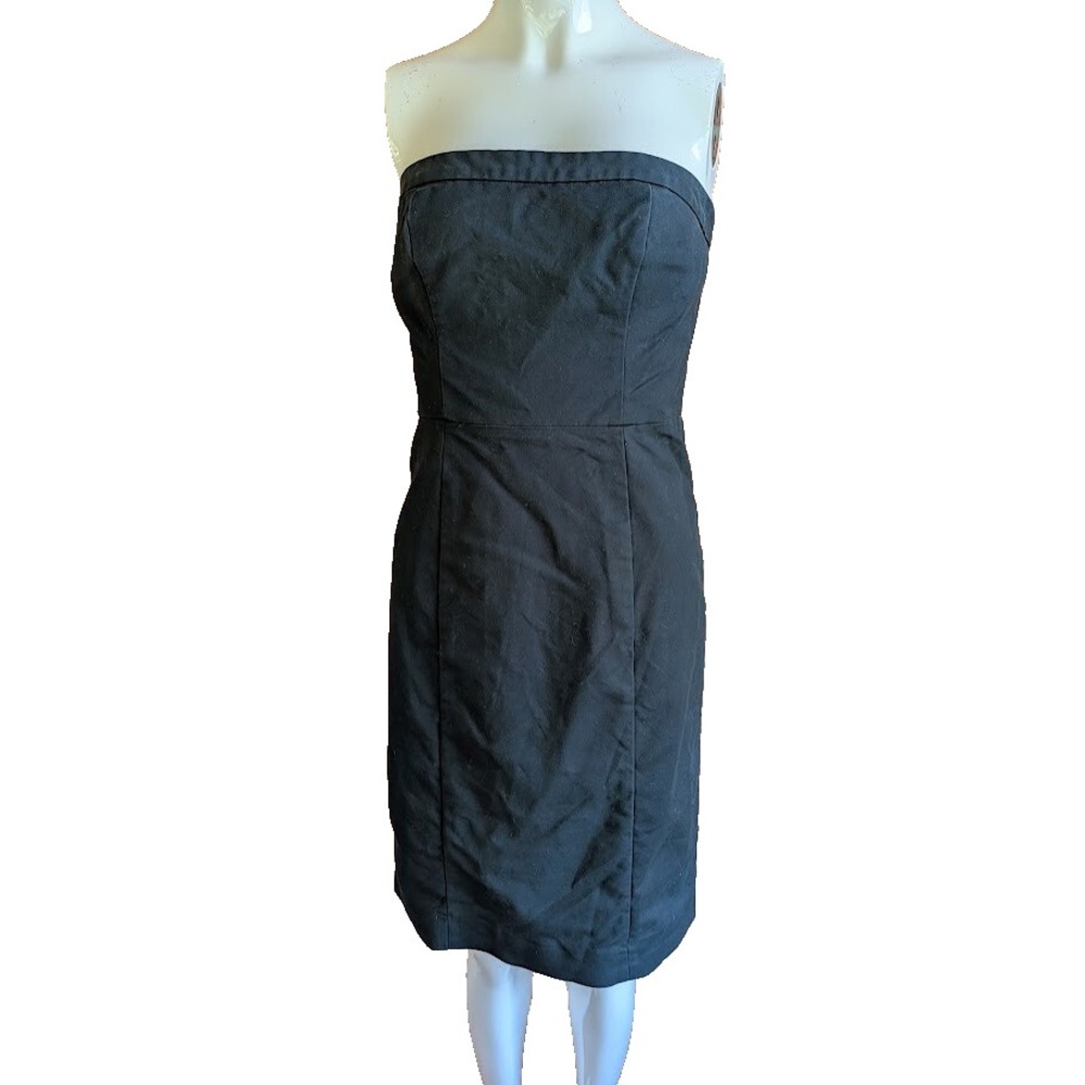 GAP Strapless Little Black Dress 4 Coquette Minimalist Preppy Timeless Classic